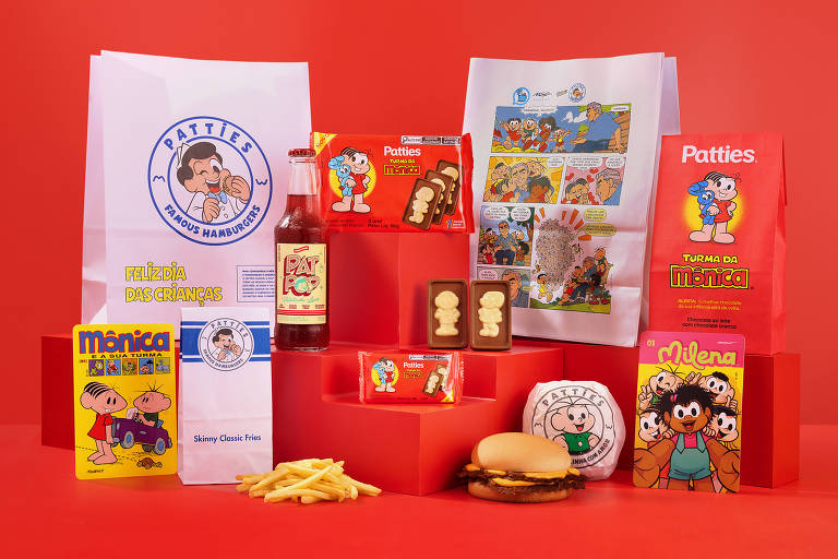 Patties e Turma da Mônica: Hamburgueria transformará clientes em personagens
