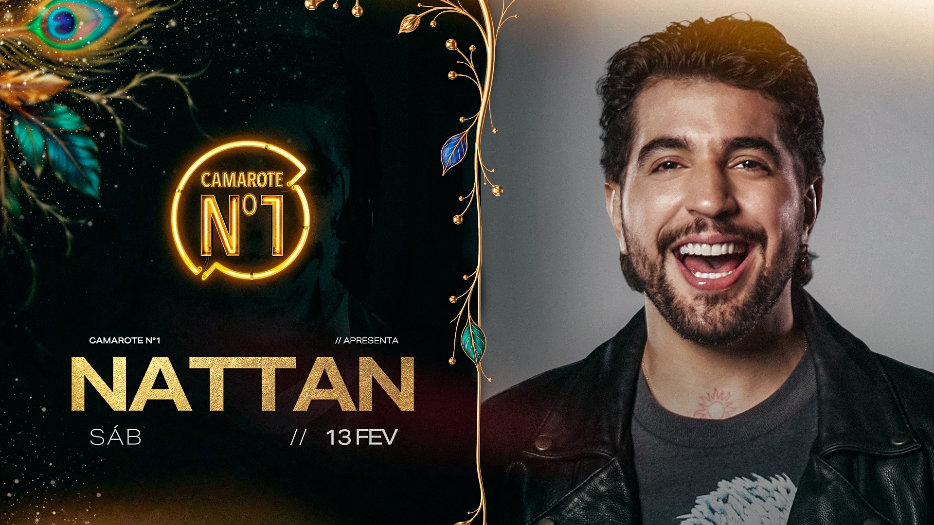 Nattan no Camarote Nº1: cantor fecha edição de 2027