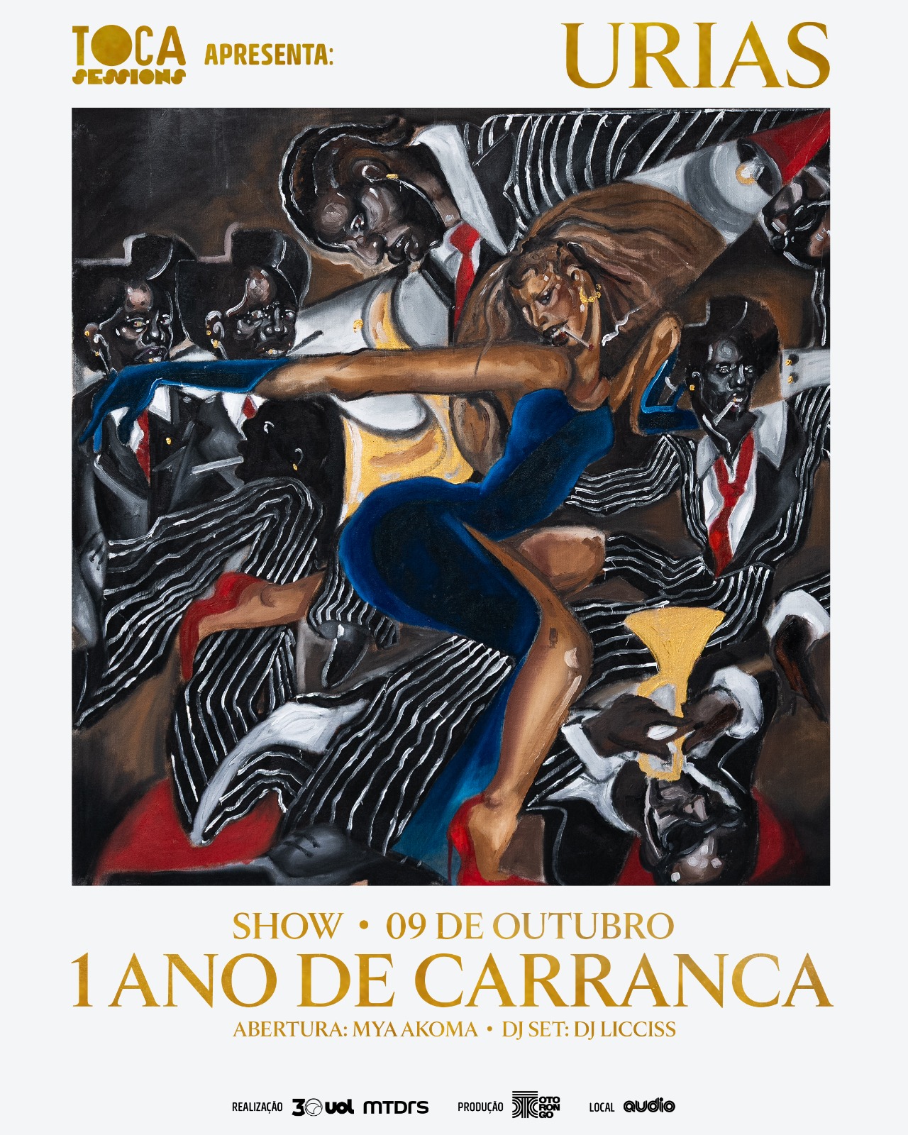 Urias comemora o primeiro ano do álbum CARRANCA com show especial em São Paulo