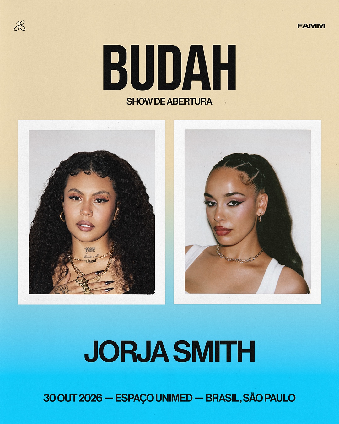 Budah abre show de Jorja Smith em São Paulo