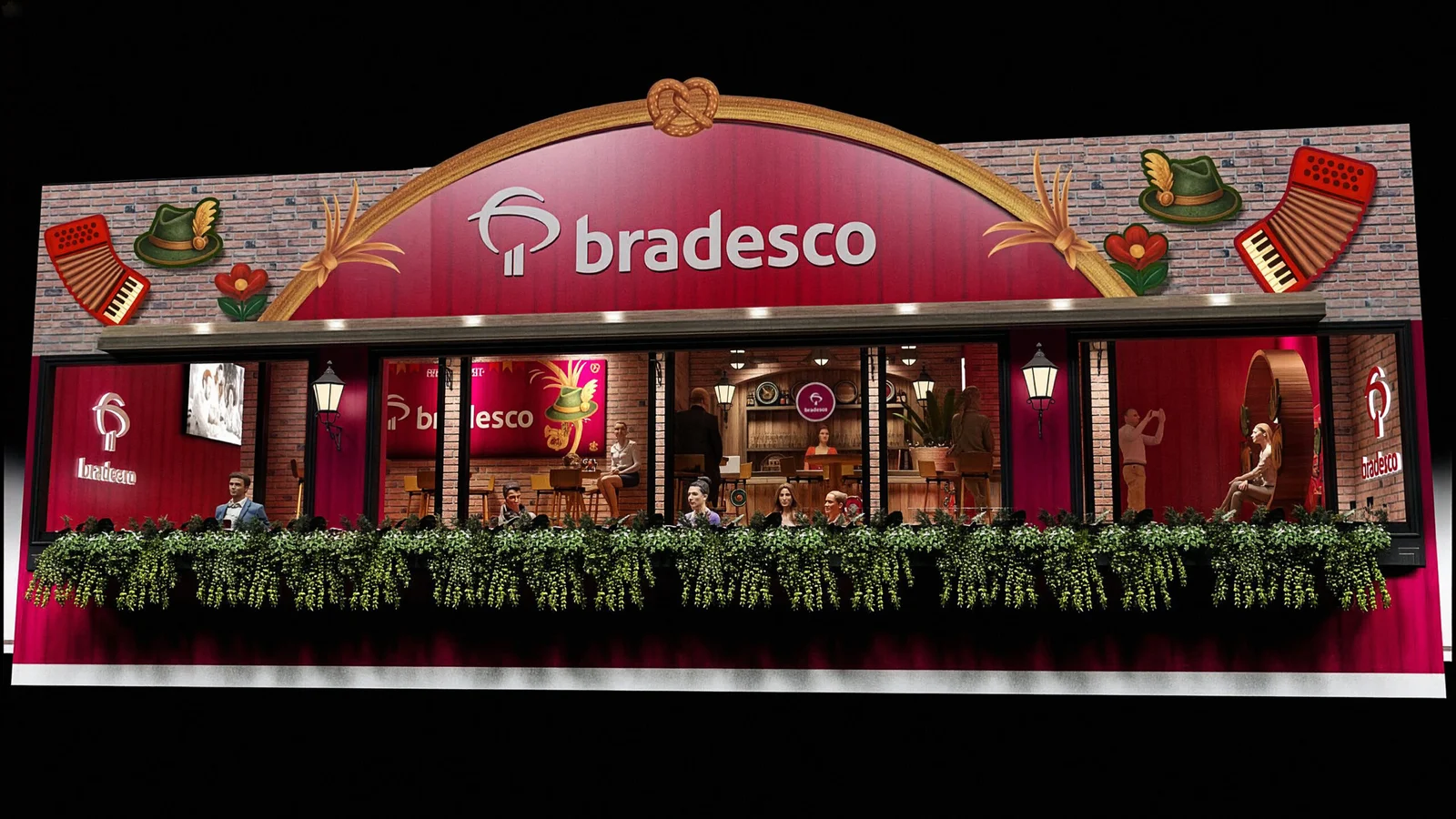 Bradesco mergulha na cultura alemã com experiências interativas em Blumenau